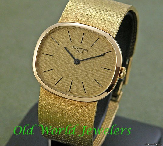 Patek Philippe 18K DRESS WATCH ON MESH BRACELET watches