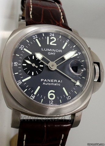 Panerai Luminor GMT Ocean Chronometer 300m Titanium 44mm PAM089 watches