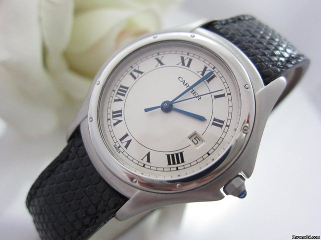 Cartier Cougar Stahl Faltschliesse watches