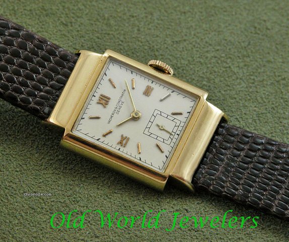 Vacheron Constantin 18K RECTANGULAR HOODED LUGS watches