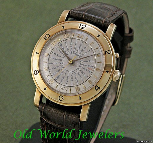 Tissot 14K VINTAGE WORLD TIME watches