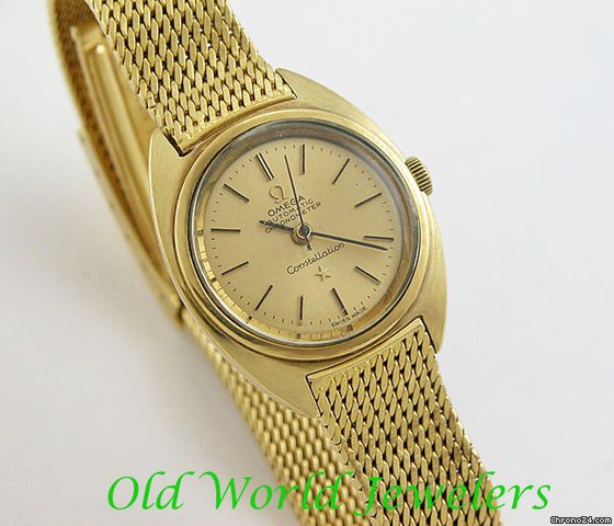 Omega 18K LADYS CONSTELLATION CHRONOMETER watches