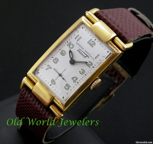 Omega TISSOT PLAQUE VINTAGE RECTANGLE FLEXIBLE LUGS watches