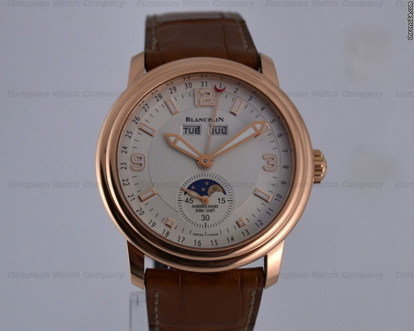 Blancpain Leman Triple Date Complete Calendar 18K Rose Gold 40MM watches