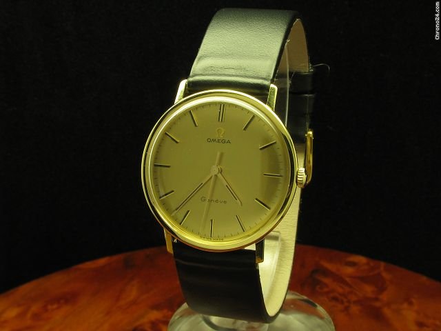 Omega Geneve 18kt 750 Gold Handaufzug Herrenuhr / Kaliber 501 watches