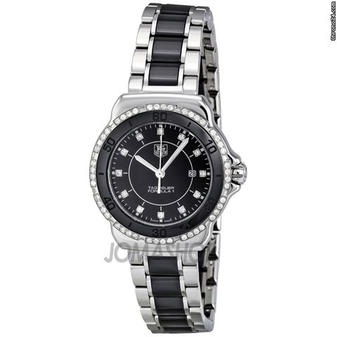 TAG Heuer Formula 1 Black Dial Steel and Ceramic Ladies Watch WAH1312.BA0867 watches