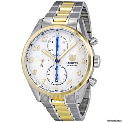 TAG Heuer Carrera Heritage Chronograph Silver Dial Automatic Mens Watch CAS2150.BD0731 watches