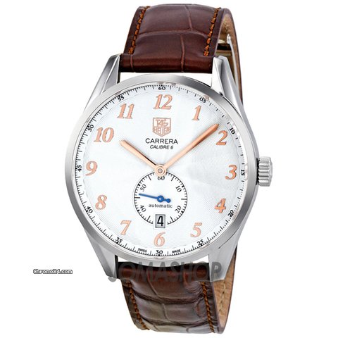 TAG Heuer Carrera Heritage Silver Dial Stainless Steel Mens Watch WAS2112FC6181 watches