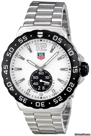 TAG Heuer Formula 1 White Dial Stainless Steel Mens Watch WAU111.BA0858 watches