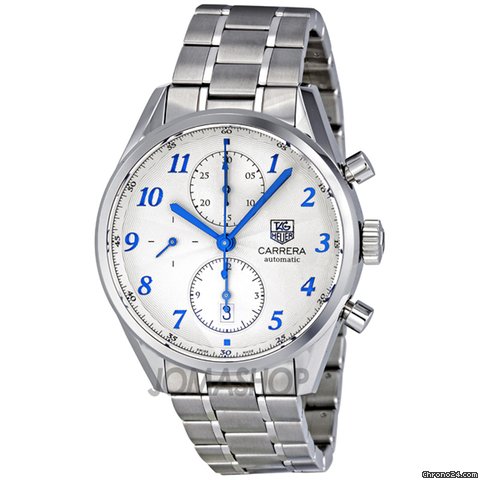 TAG Heuer Carrera Heritage Chronograph Silver Dial Automatic Mens Watch CAS2111.BA0730 watches