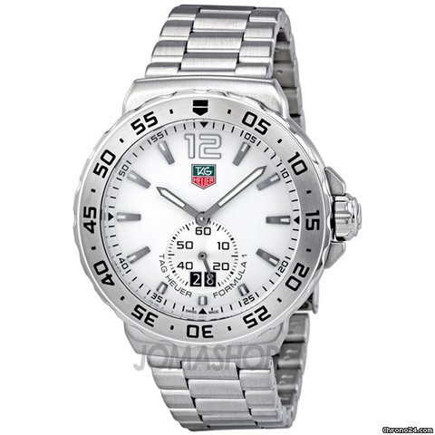TAG Heuer F1 White Dial Stainless Steel Mens Watch WAU1113BA0858 watches