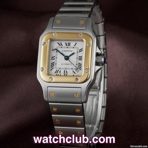 Cartier Santos Galbee Lady - Gold & Steel watches