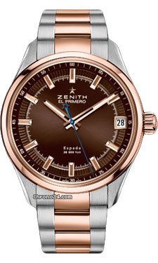 Zenith El Primero Espada Stainless Steel and Rose Gold watches
