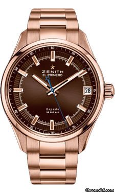 Zenith El Primero Espada Rose Gold watches