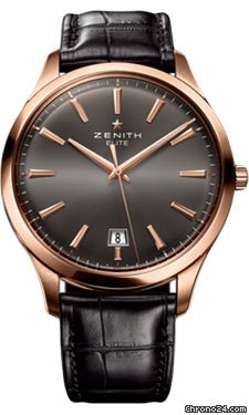 Zenith Elite Captain Central Second Rose Gold watches