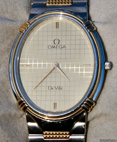 Replica Omega De Ville Tennis Collection Del 1984 Acciaio Oro Watch