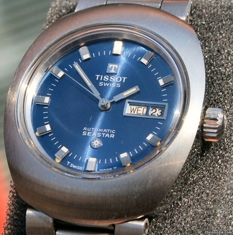 Tissot Seastar Automatic Avio Day Date Acciao Nuovo '70 watches