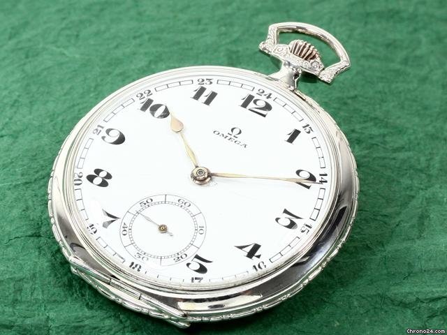 Omega Taschenuhr Silber Handaufzug watches