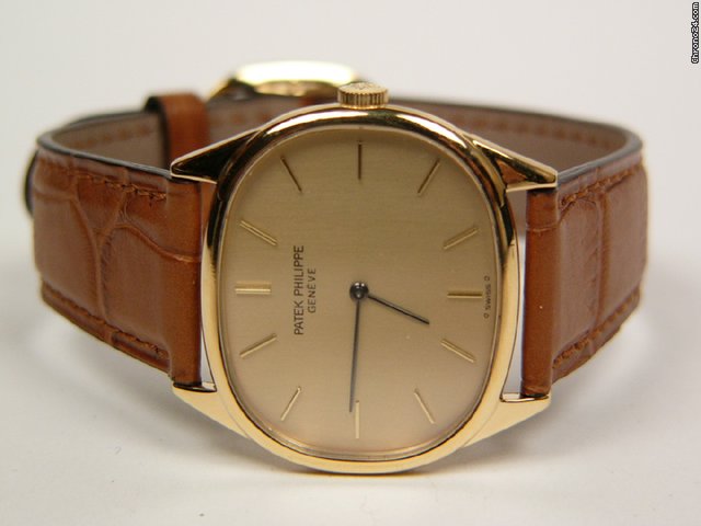 Patek Philippe Ellipse yellow gold leather mod. 3845J watches