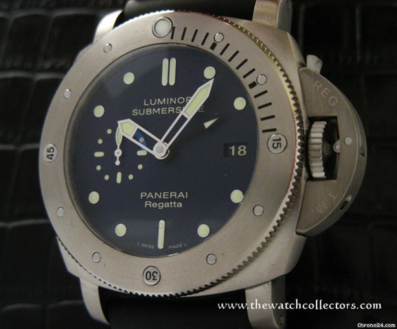 Panerai Special Edition Regatta 2011 Submersible 3 Days GMT "PAM 371" Full Set watches