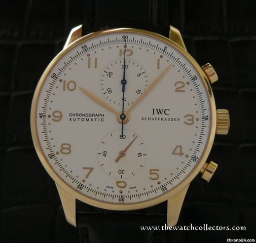 IWC Portugeiser Automatic Pink Gold "Ref.3714" Full Set watches