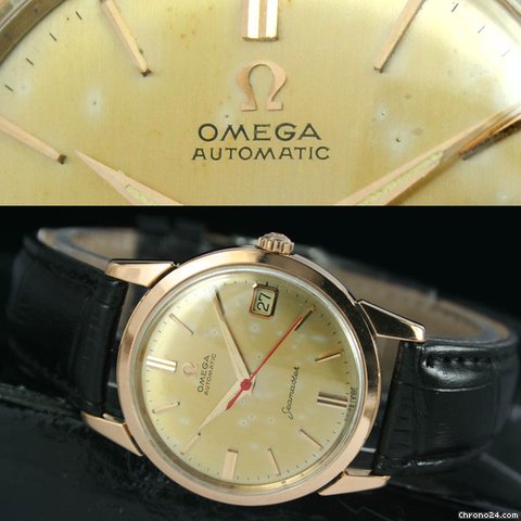 Omega Seamaster 18K Yellow Gold watches