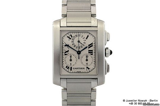 Cartier Tank Francaise Chronograph watches
