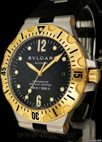 Bulgari Diagono Professional Scuba 300m Gold/Steel 40mm watches