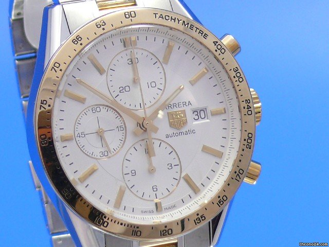 TAG Heuer CARRERA AUTOMATIK CHRONOGRAPH STAHL/GOLD watches
