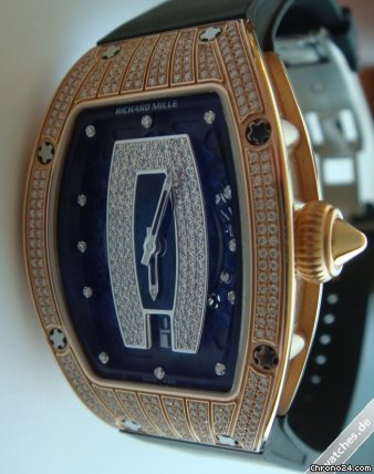 Richard Mille RM 007 PG - RM007 Black Dial/Bezel Diamonds watches