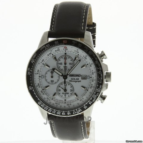 Seiko Flight Chronograph Solar Quartz Mens Watch SSC013P1 watches
