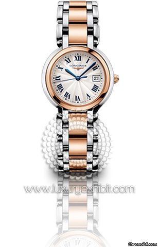 Longines Prima Luna Two-tone Stainless Steel and 18kt Rose Gold Ladies Watch L8.112.5.78.6 watches
