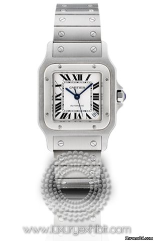 Cartier Santos Stainless Steel Mens Watch W20098D6 watches