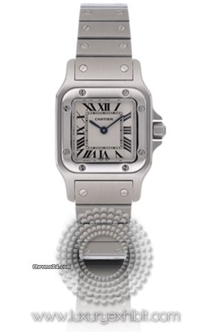 Cartier Santos Stainless Steel Ladies Watch W20056D6 watches
