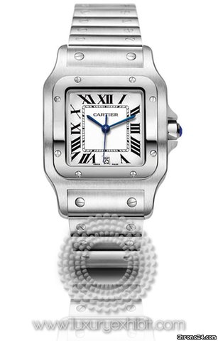 Cartier Santos Stainless Steel Mens Watch W20060D6 watches