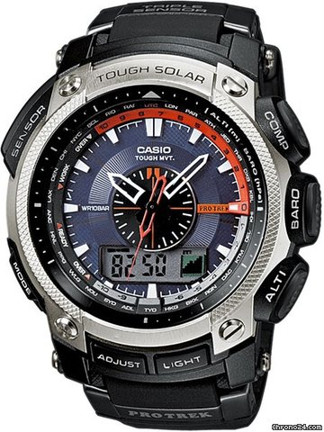 Casio Herrenuhr Sport Keele Peak PRW-5000-1ER watches