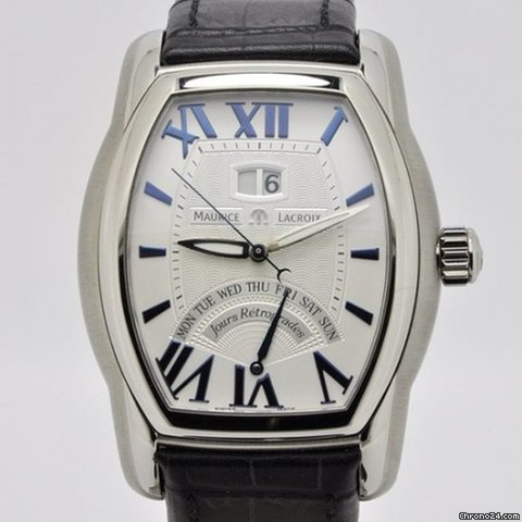 Maurice Lacroix Masterpiece Jours Retrograde Tonneau watches