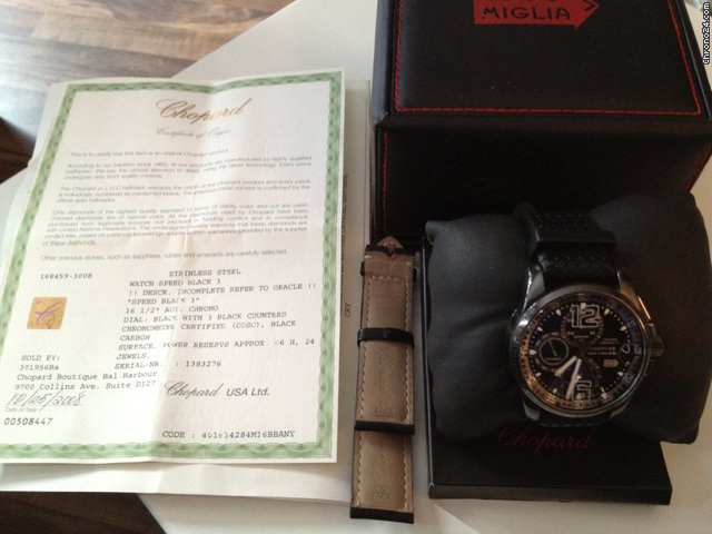 Chopard Mille Miglia Gran Turismo XL Chron " SPEED BLACK 3" watches