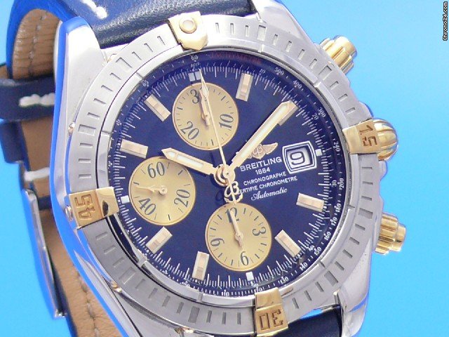 Breitling CHRONOMAT EVOLUTION STAHL/GOLD NEU watches