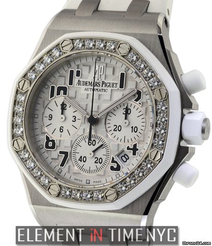 Audemars Piguet Royal Oak Offshore Chronograph Lady Steel 37mm NIB watches