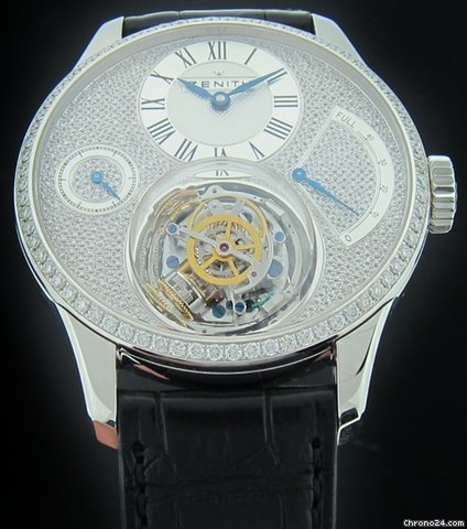 Zenith Academy Christophe Colomb Diamond Tourbillon watches
