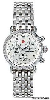 Michele CSX 33 Diamond Steel Ladies Watch MWW03B000048 watches