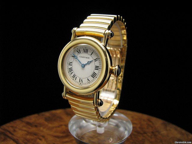Cartier Diabolo Pm Damenuhr 18kt. Gelb Gold / Wie Neu watches