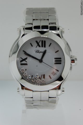 Chopard Happy Sport II Round 36mm w/ Floating Diamonds watches
