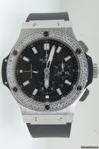 Hublot Big Bang 44mm Evolution Stainless Steel Diamonds , watches