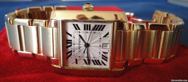 Cartier Tank Francaise Gold Large watches