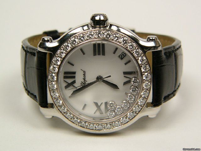 Chopard Happy Sport steel 7 diamonds and diamond bezel REF. 278476 watches