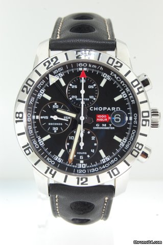 Chopard Mille Miglia GMT Steel Black Chronograph Mens Watch watches