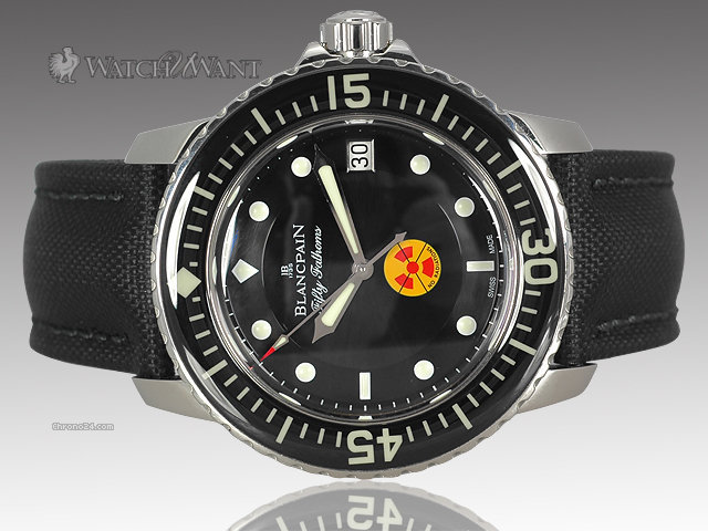 Blancpain 50 Fathoms "Tribute to Fifty Fathoms"- "No Radiations" 1950s Re-Edition - Special Limited Edition 500 Pieces - 45mm Stainless Steel watches