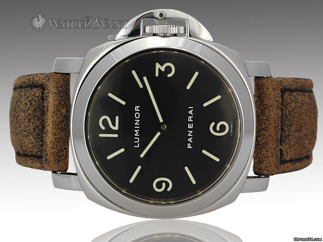 Panerai PAM 002 Luminor Base 44mm Polished Stainless Steel watches